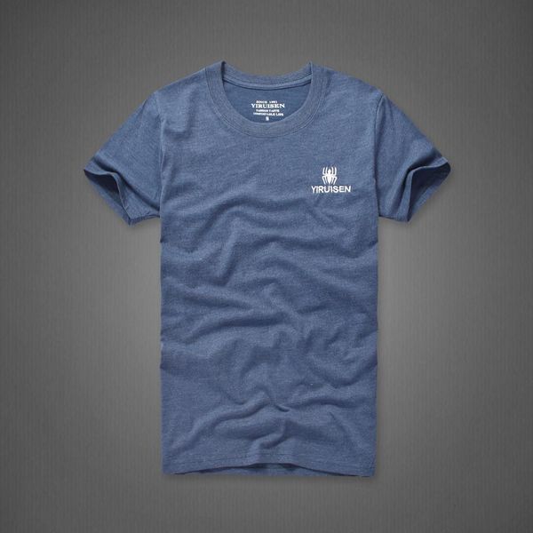 

yiruisen tshirt men 100% cotton brand t shirt soft and breathable drop shipping good quality, White;black