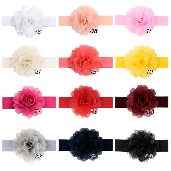 

6.7 inch new lovely baby wrapflower headband headwear hair band girl infant toddler children hair ornament hair accessories 072 q bbyysk