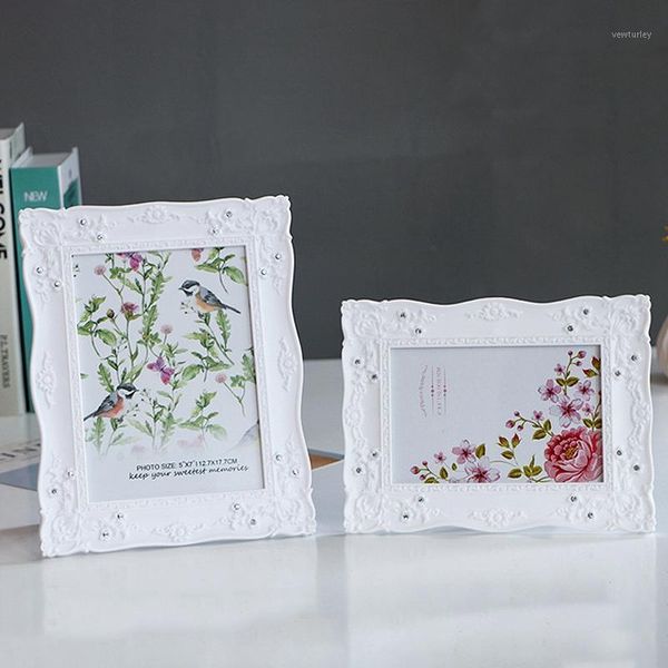 

frames 1 piece white po frame pvc deskpicture wall decor for paintings home living gift table poster ornament1