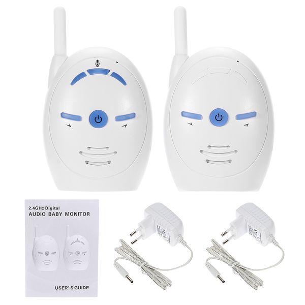 2. Toy Walkie Talkies Wireless Baby Portable Digital Audio Baby Monitor Trasmissione sensibile Bidirezionale Talk Cry Voice LJ201105