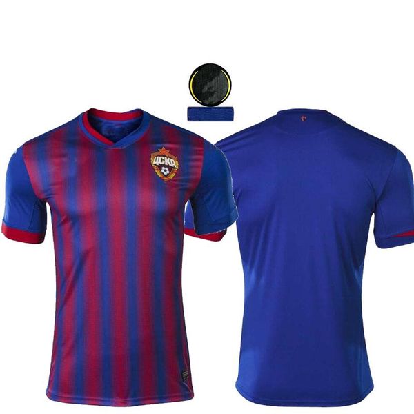 

20 21 cska moscow soccer jersey homw away third 2020 2021 adolfo gaich fedor chalov mário fernandes nikola vlasic football shirts thailand, Black