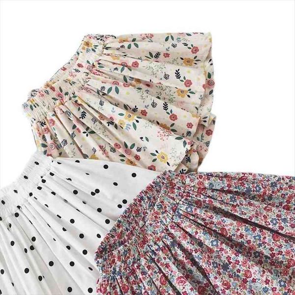 

baby floral childrens wear girls shorts skirts summer wide leg pants p171, Black