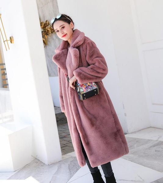 

women's fur & faux july's song winter coat women warm female thick teddy jacket casual plus size long sleeves lady autumn outwear, Black