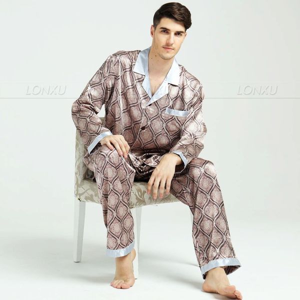 

mens silk satin pajamas set pajama pyjamas set sleepwear loungewear ,l,xl,xxl,3xl q1216, Black;white