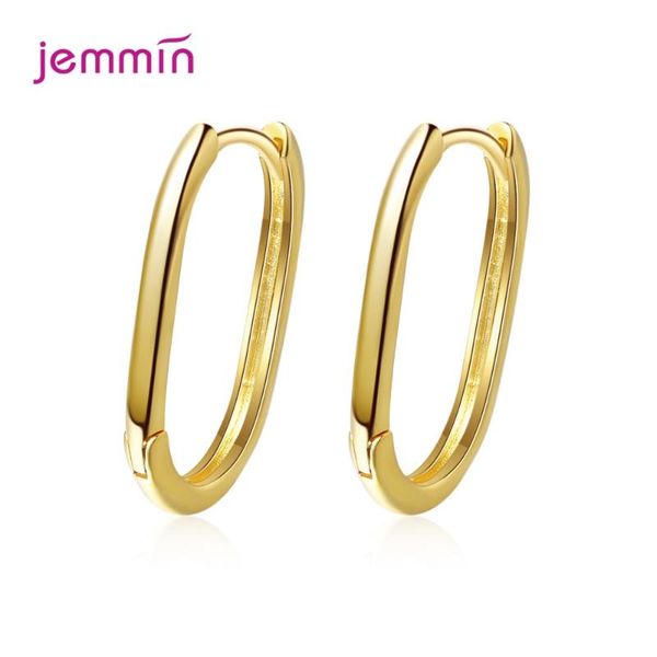 

hoop & huggie women summer style earrings for sale genuine 925 sterling silver amazing holiday party jewelry gifts big promotion, Golden;silver