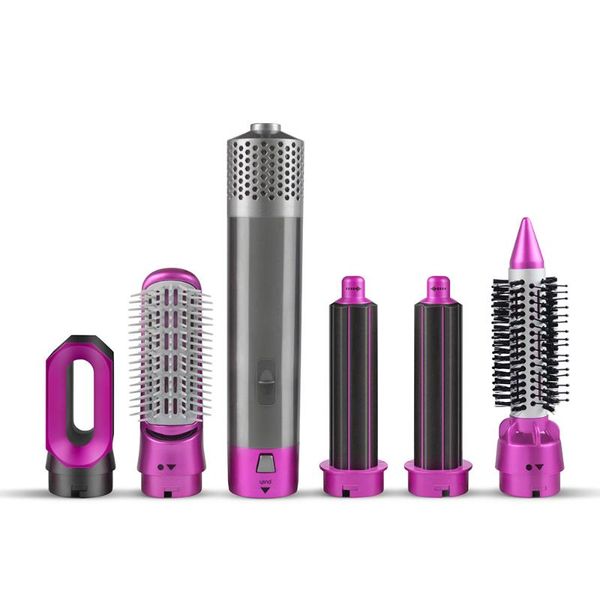 

overturee electric hair brushes dryer brush 5 in 1 blow blower air styler comb hairdryer straightening curling iron