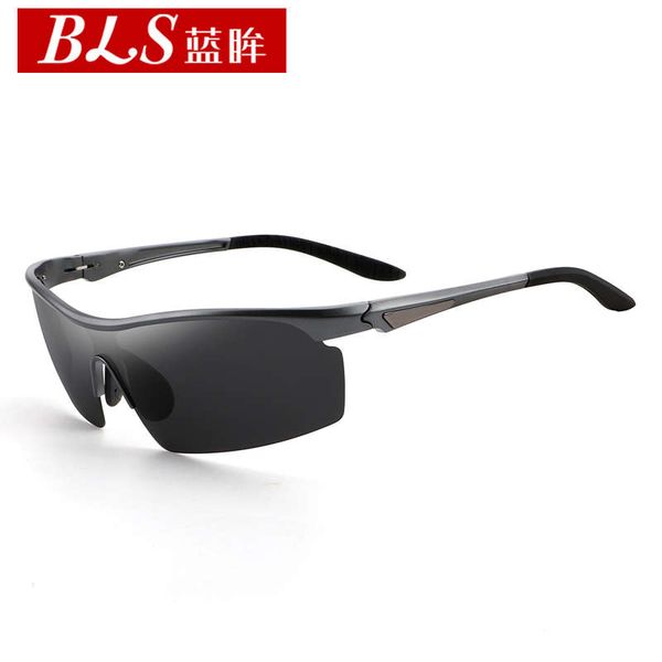 

d4w22020 new aluminum magnesium men's sunglasses hd polarized night vision driver driving fishing glasses tidevip, Black