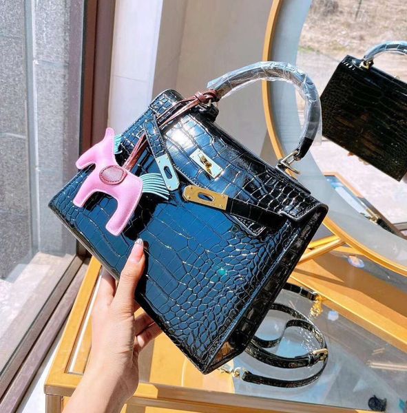 

лучшие роскошные сумки сумки сумки кошелек женские рюкзаки brossbody сумка мода старинные кожаные сумки на плечо -l2662, Black