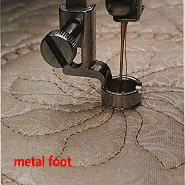 

1/4" metal ruler foot frame quilting embroidery low shank singer pfaff viking brother en-01 and en-01j, Black