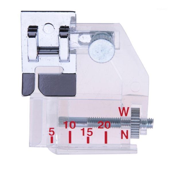 

1pcs bias binding foot silver adjustable bias binder presser foot sewing machine binding feet sewing attachment tools1, Black