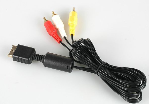 1,8 m AV-Audio-Video-Stereo-Kabel, RCA-A/V-Anschluss für Sony PlayStation PS2 PS3 TV-Kabel