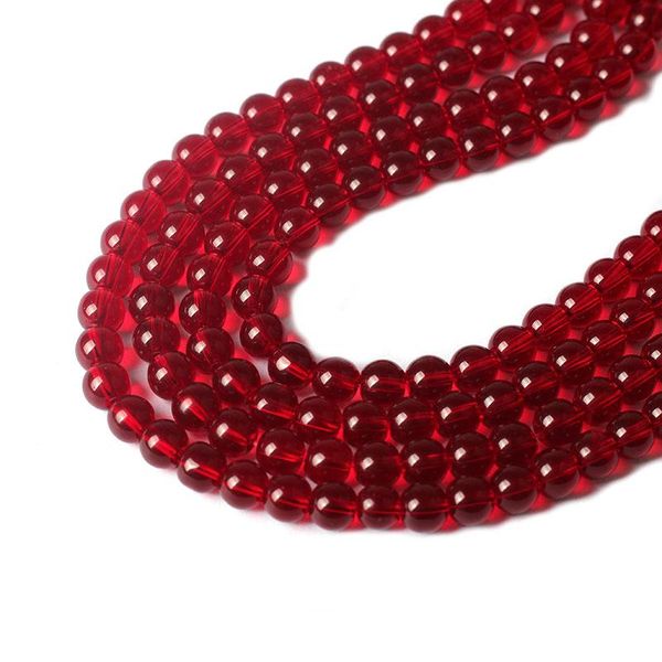 

8mm 40pcs lot crystal ball beads round smooth crystal loose beads for diy necklace jewelry making finding accessories bbygxw, Black