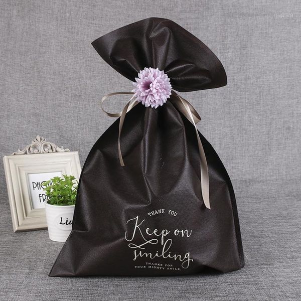 

5pcs candy bag non woven valentine gift bag biscuit gift earrings jewelry storage bunch pocket1