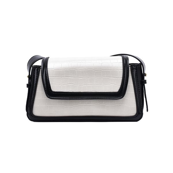 

2020 new trendy messenger all-match white popular bag texture single shoulder small square bag solid color chain fashion handbag c1223