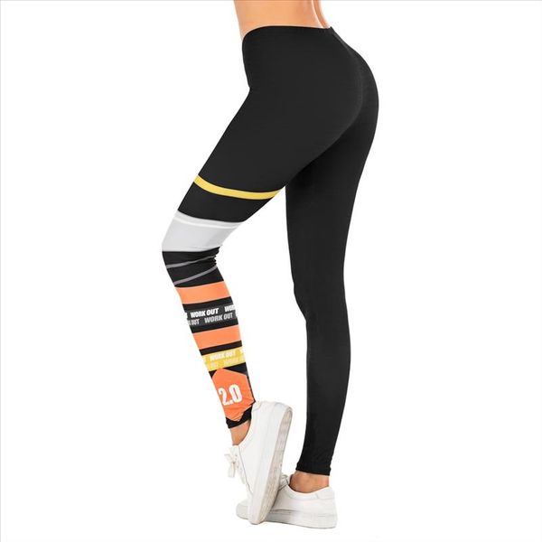 

бренды женщины моды legging печати фитнес легинсы тонкий сексуальный legins высокой талией леггинсы женские трусы падения доставка, Black