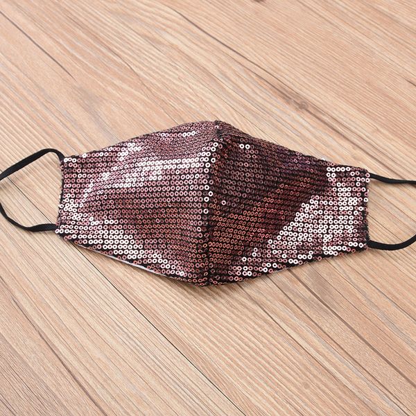 

eworfashion bling sequins protective dhl pm2.5 dustproof cover washable reuse face elastic earloop mouth mask