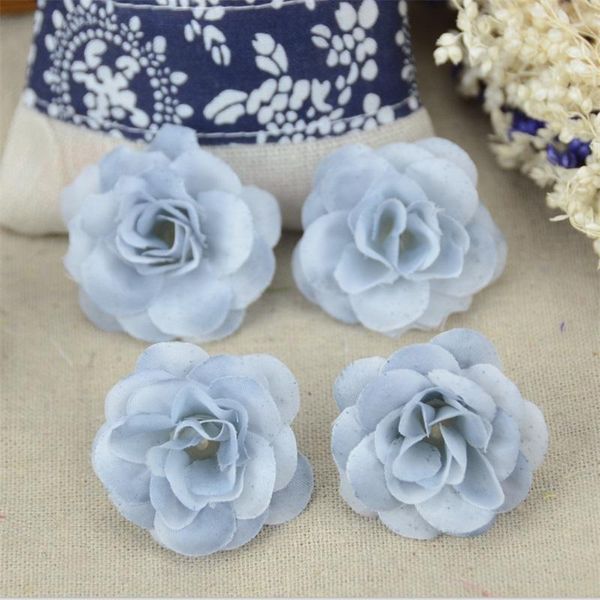 

10 шт. лот 4см роза искусственный шелковый цветок головы маленький чай бутон для свадебных украшений цветы головной аппарат скрапбукинг аксе