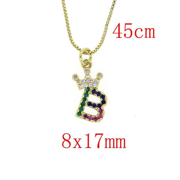 

chokers 5pcs/set white cz accessories small pendant plating 4k gold copper micro-color zircon 26 initials charms choker necklace, Golden;silver