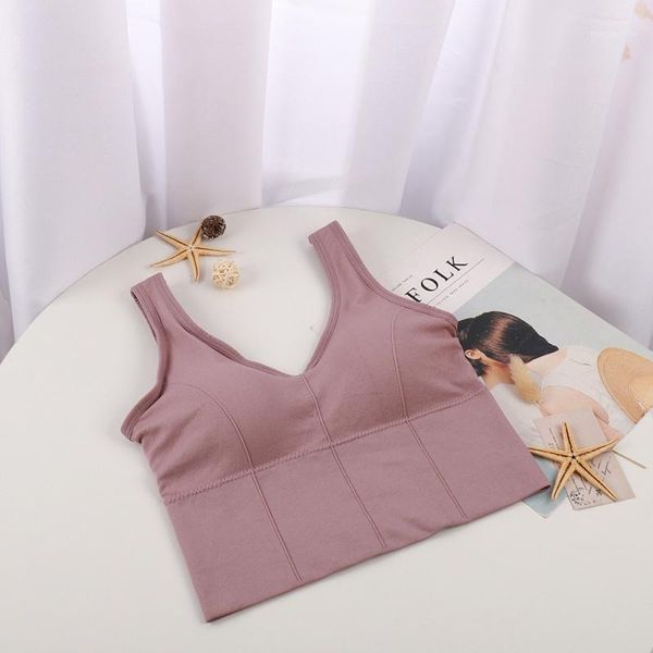 

sports bra women fitness tank seamless breathable underwear beauty back camisoles one piece base vest no pressure1, Black;white