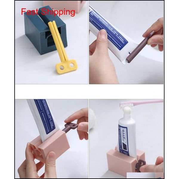 

new home multi-functional toothpaste dispenser facial cleanser squeezer clips rolling toothpaste squeezer tube b qylzjv new_dhbest