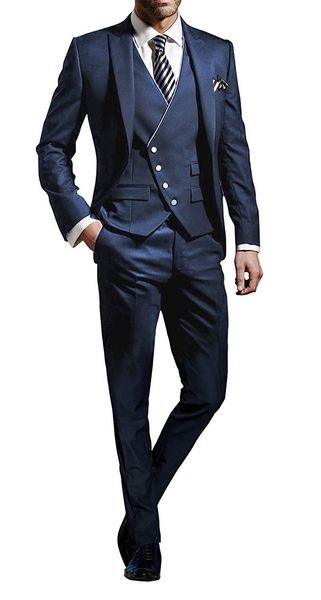 

classic one button groom wedding peak lapel men suits mens wedding suits tuxedo costumes de pour hommes men(jacket+pants+tie+vest) w609, Black;gray