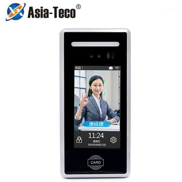 

5inch lcd facial recognition time attendance system md18 dynamic face access control with 125khz software1