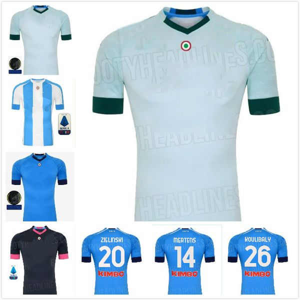

20 21 21 футбол джерси джерси неаполь футбольная футболка 2020 2021 koulibaly camiseta de fútbol insigne insigne milik maillots h.lozano mer, Black;yellow
