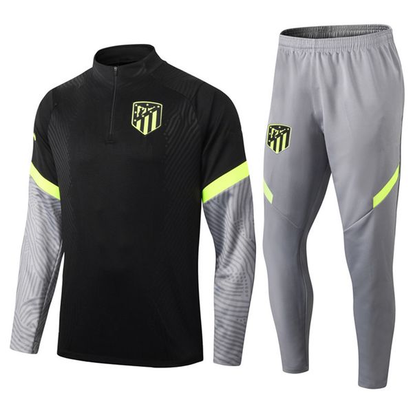 

20 21 football jersey joao felix suarez koke training suit 20 21 men's training suit suit size s, Black