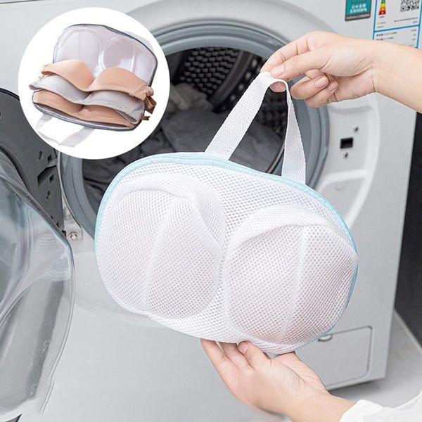 

storage boxes & bins mesh laundry bag bra washing protection underwear travel organizer classified lingerie clothes cleaning bags