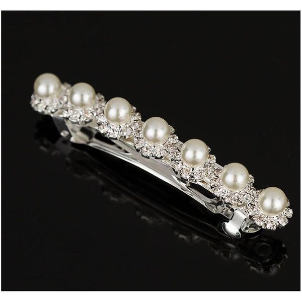 

yfjewe wedding pear hairpin hair accessories jewelry fashion christmas gift for girl's women headwear shipping #h020 np4rm, Golden;silver