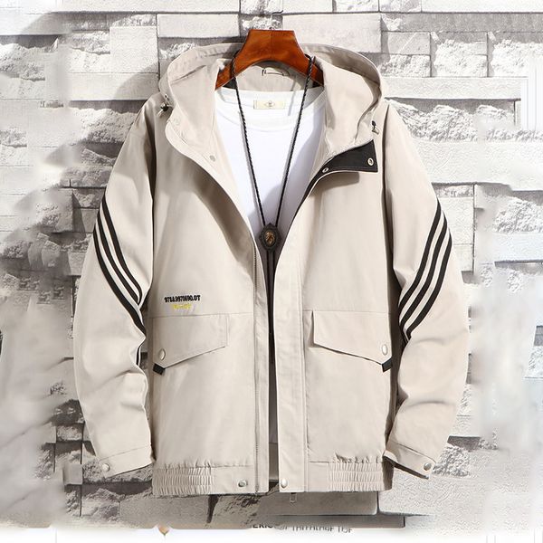 

new bomber with hoodie casual shreds men's jacket thin spring sweaters overwhelm warm clothing zg4i, Black;brown
