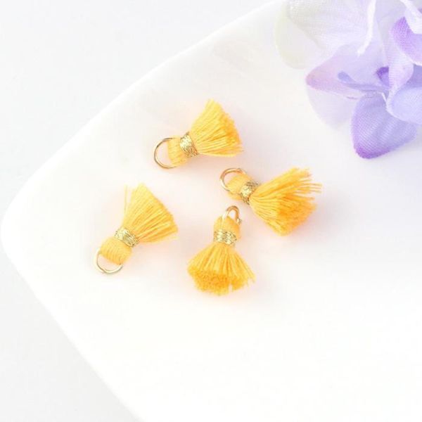 

10pc lot mini cotton fatty tassels diy boho jewelry making supplies bracelet necklace finding fringe trim pendants small tassels h jllzdq