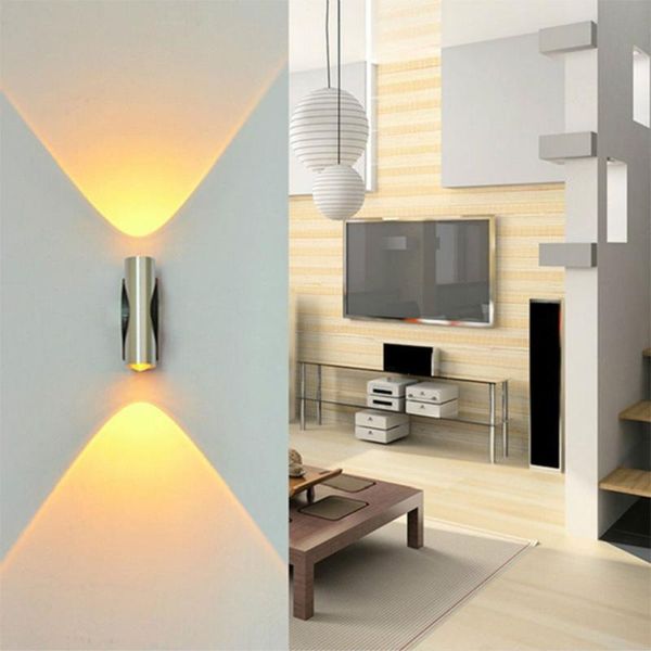 

wall lamp aluminum light ceiling modern high-end 2w/6w fashion double-headed
