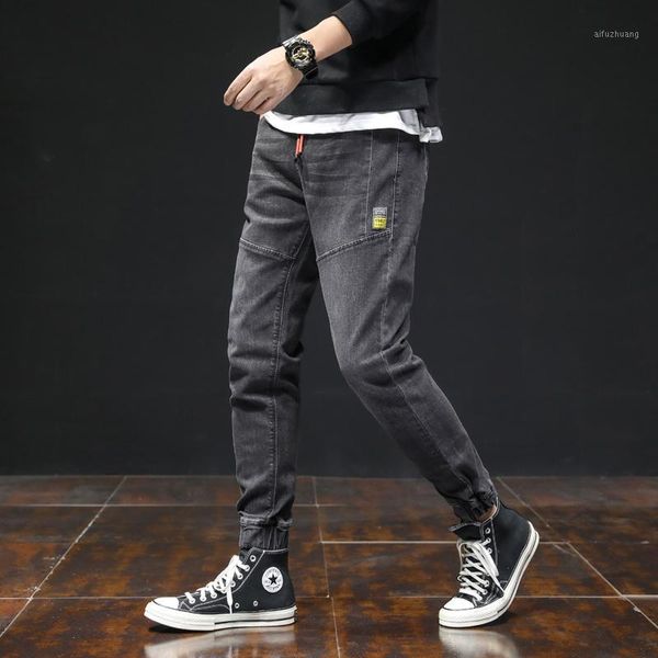 

2020 new jeans for men fashion soft, breathable casual jeans men slim fit youthful vitality mens skinny pants1, Blue