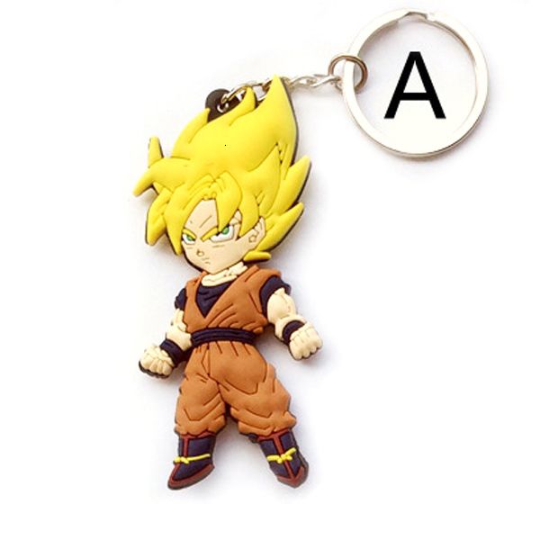 

trinket original key brand new chain anime goku resin charms key rings keychain jewelry gift classic toys, Slivery;golden