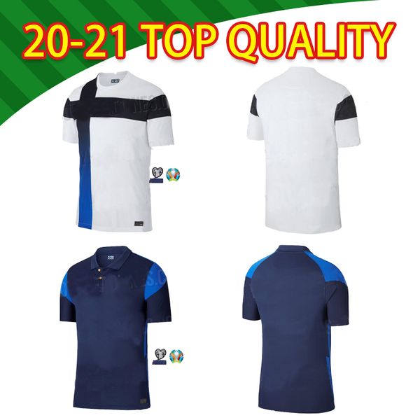 

2020 finland thailand soccer jersey 20 21 pukki skrabb raitala lod jensen soccer shirt mens finland home away quality short sleeve football, Black;yellow