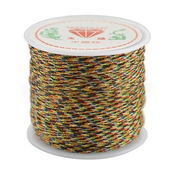 

45m roll nylon cords 0.8mm kumihimo thread for diy jewerly making accessory tassel line braided rope beading bracelet supplier h bbyxhr