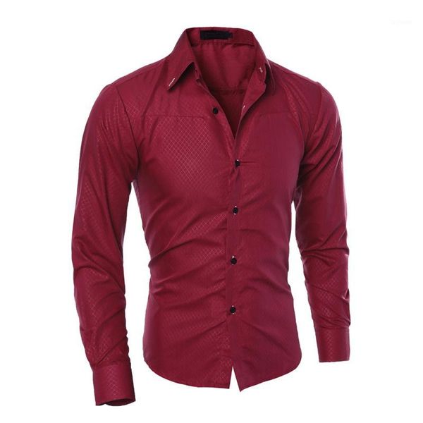 

men casual shirts fashion long sleeves shirt business slim mens clothing ngd881, White;black