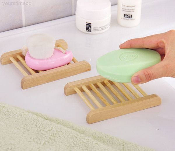 

trays wholesale wooden natural soap dish bamboo tray holder rack plate box container for bath shower bathroom