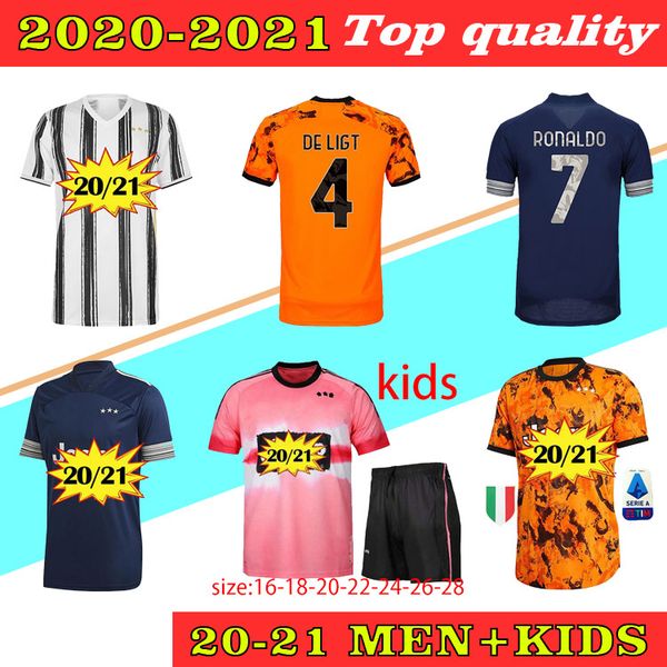 

ronaldo dybala 2021 juventus juve soccer jerseys 4th x palace football shirt de ligt 2020 fourth men kids kit uniforms size:16-xxl, Black;yellow