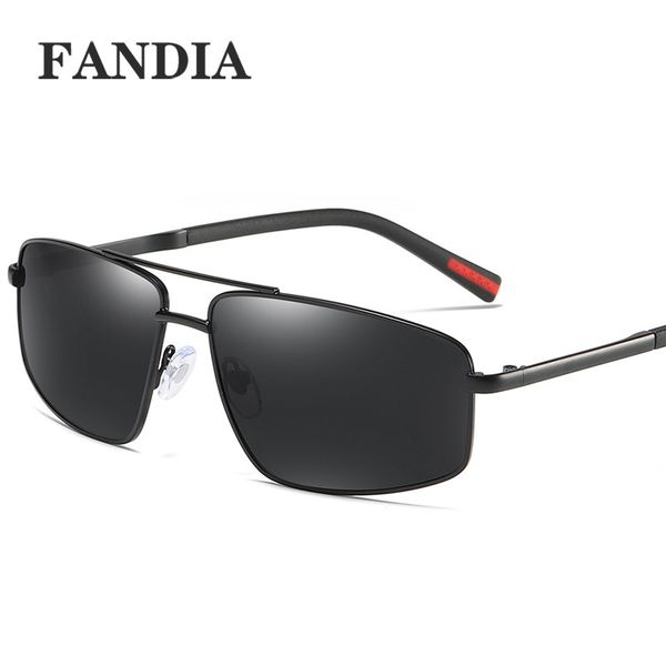 

9jm0009 tr90 spring new men's sunglasses metal polarized glasses fashion cool outdoor locomotive mirror, White;black