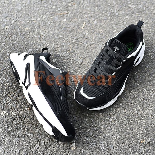 

treeperi fashion chunky black white men women sneakers running shoes sport trainers us 6.5 eur 37 for women