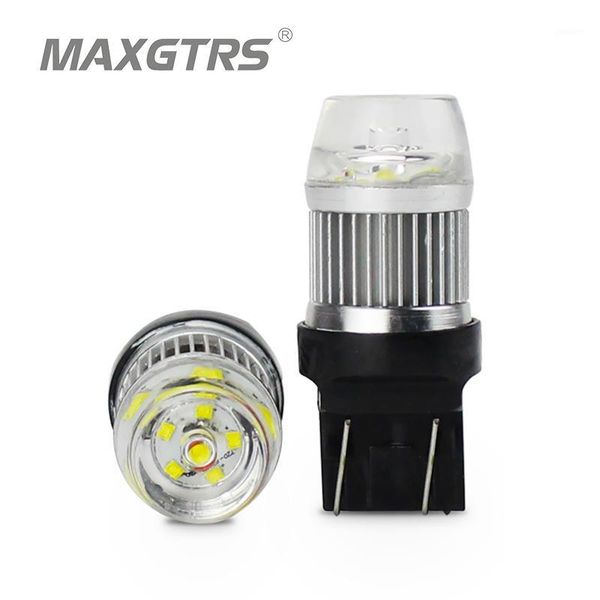 

emergency lights 2x high power 30w cree chip t20 7443 w21/5w auto led bulbs car reverse signal backup drl white/red/amber1