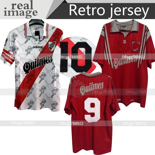 

1986 1995 1996 2012 2013 retro river plate soccer jerseys caniggia salas crespo francescoli d.trezeguet vintage 86 95 96 football shirt, Black;yellow