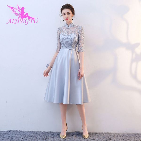 

plus size bridesmaid dresses short wedding party dress bn142 y200109, White;black