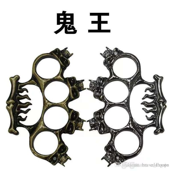 

double finger / four finger metal general self-defense equipment finger tiger color random 001
