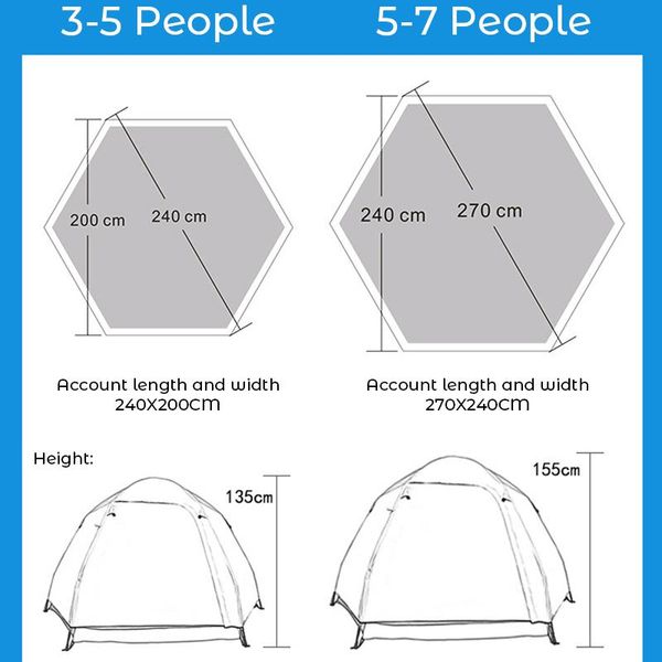 

3 4 человека кемпинг палатки открытые матические палатки, бросающие всплывающие водонепроницаемые туристые лагерь палатка для пикника двойно