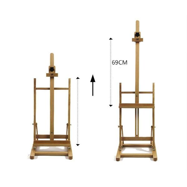 

adjustable large artist painters wood table easel floor stand display art sketch