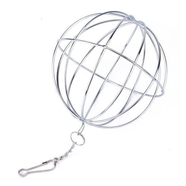 

feed sphere round dispenser steel stainless food hanging ball toy guinea pig hamster rat rabbit pet supplies