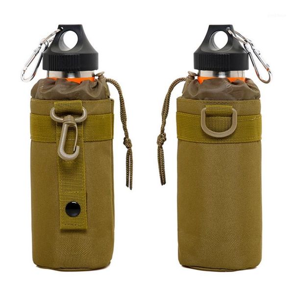 

outdoor bags 550ml tactical water bottles pouch bag sports camouflage drawstring portable bottle holder carrier1